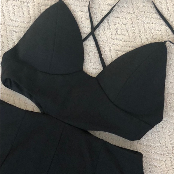 Luxxel black romper with side cutouts - Picture 3 of 3